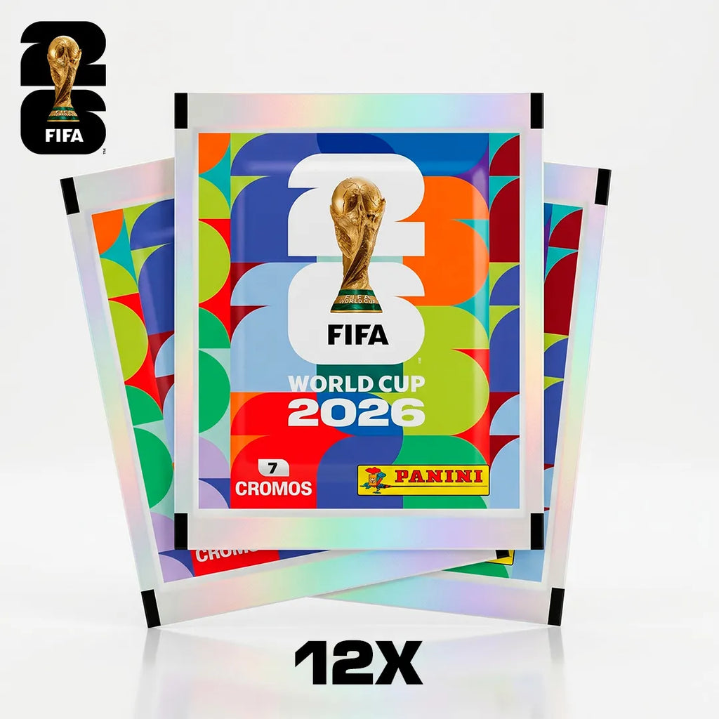 Kit 12x Envelopes com Álbum Oficial FIFA World Cup 2026™